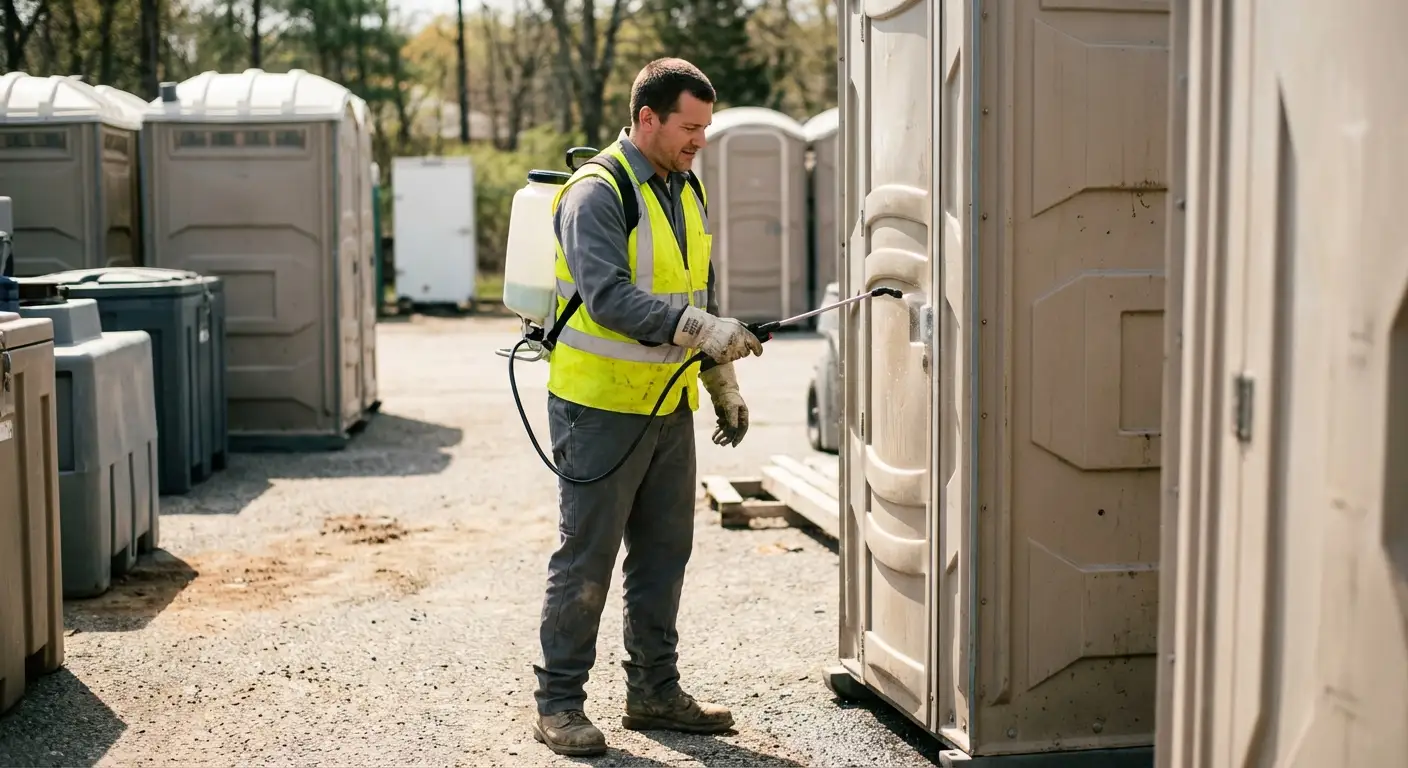 Sanitation safety protocols and portable restroom rental in Woburn, MA